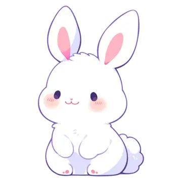 Drawing Cute Rabbit, Two Rabbits Drawing, Cute Rabbit Drawing Kawaii, Bunny Concept Art, Bunny Illustration Cute, White Rabbit Cartoon, How To Draw Bunny, Rabbit Cartoon Drawing, Cute Bunny Drawing