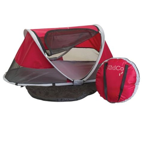 KidCo Peapod, Cranberry Toddler Travel Bed, Portable Bed, Travel Bed, Going Camping, Red Bedding, Pea Pods, Toddler Travel, Red Baby, Hotel Rooms