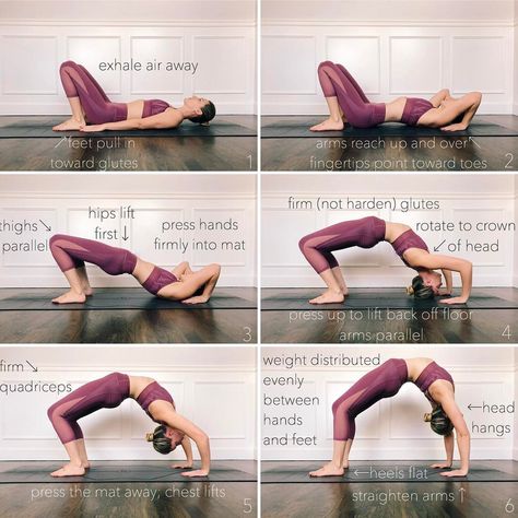 Yoga Bridge, Wheel Pose, Yoga Tutorial, Sup Yoga, Yoga Times, Yoga Exercises, Easy Yoga Workouts, Pose Yoga, Yoga Photography