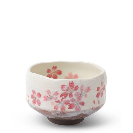 Cottagecore Cafe, Sakura Design, Green Tea Cups, Pretty Mugs, Matcha Bowl, Mini Bowls, Blossoms Art, Anime Pixel Art, Pottery Crafts