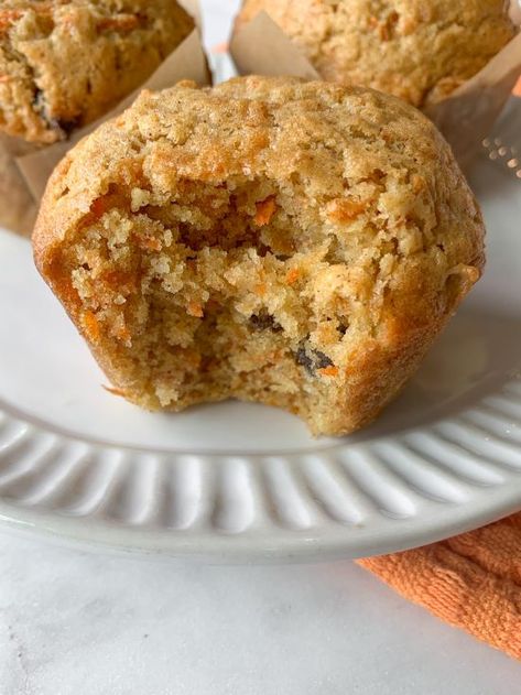 Healthy Sourdough Discard Muffins, Sourdough Carrot Muffins, Sourdough Discard Carrot Muffins, Sourdough Carrot Cake Muffins, Sourdough Discard Carrot Cake Muffins, Sourdough Protein Muffins, Bran Buds Muffin Recipe, Sourdough Carrot Cake, Sourdough Carrot Cake Cookies