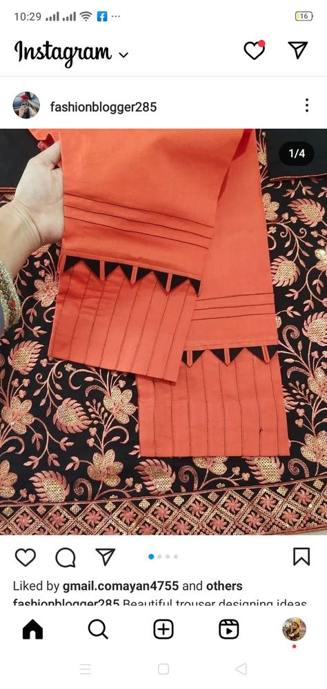 Simple Capri Designs Pakistani Lawn, Capri Designs Pakistani Lawn, Trouser Designs Pakistani Lawn, Kapri Designs, Poncha Design, Trouser Pants Pattern, Capri Design, Women Trousers Design, Color Knowledge