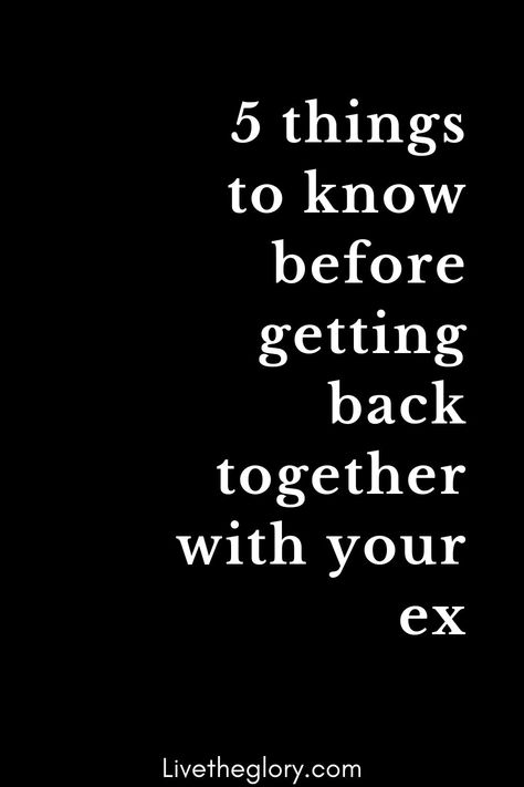 This is what all couples dread: separation. And this is normal. But the big advantage is that you’ve been there before. And it is even very likely that this separation made you stronger and more sure of your feelings. Tell yourself that it’s bad for good. A Separation, Getting Back Together, Back Together, The Glory, 5 Things, Things To Know, Get Back, Relationship Advice, To Tell