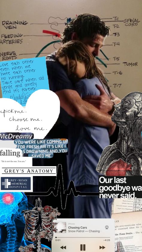 merder🤍🫶🏻 Grey's Anatomy Shepherd, Anatomy Background, Greys Anatomy Wallpaper, Anatomy Wallpaper, Greys Anatomy Couples, Greys Anatomy Facts, Greys Anatomy Episodes, Meredith And Derek, Medical School Life