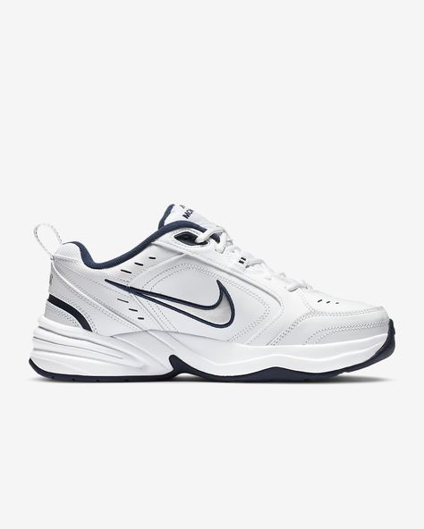 Nike Monarch, Air Monarch Iv, Nike Air Monarch Iv, Swarovski Nike, Nike Air Monarch, Air Shoes, Dr Shoes, Mens Training Shoes, Bling Shoes