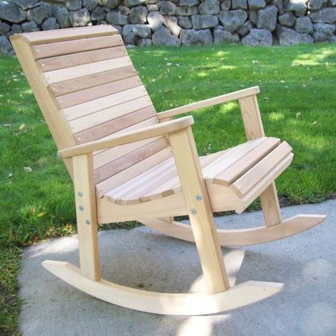 T&L Rocking Chair Diy Rocking Chair, Teak Rocking Chair, Wooden Rocking Chair, Rocking Chair Plans, Chair Diy, Woodworking Project Plans, Outdoor Education, Patio Rocking Chairs, Outdoor Rocking Chairs