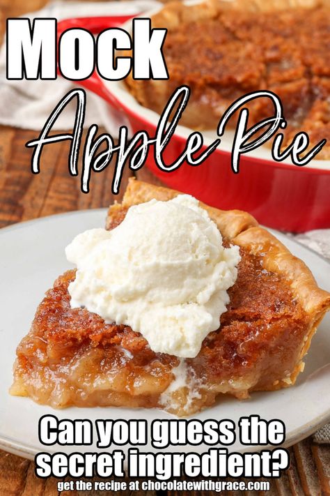 Appleless Apple Pie, Fake Apple Pie With Ritz Crackers, Ritz Cracker Mock Apple Pie Recipe, Mock Apple Pie With Ritz Crackers, Apple Dutch Pie, Mile High Apple Pie Recipe, Applesauce Pie Recipe, Fake Apple Pie, Applesauce Pie