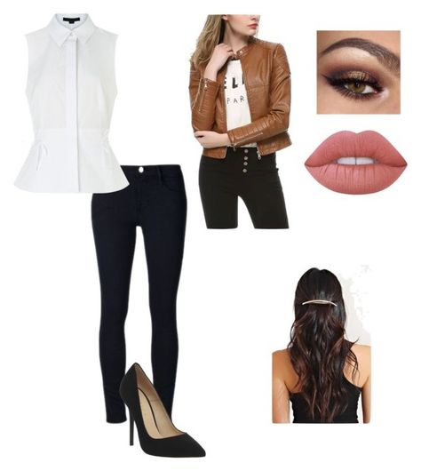 "News Reporter Outfit" by lydigrace on Polyvore featuring Frame Denim, Alexander Wang, Office and Lime Crime Journalist Outfit Reporter, Journalist Style, Journalist Outfit, News Reporter Outfit, Reporter Outfit, Clothes Reference, Character Board, News Reporter, Fashion Illustration Sketches