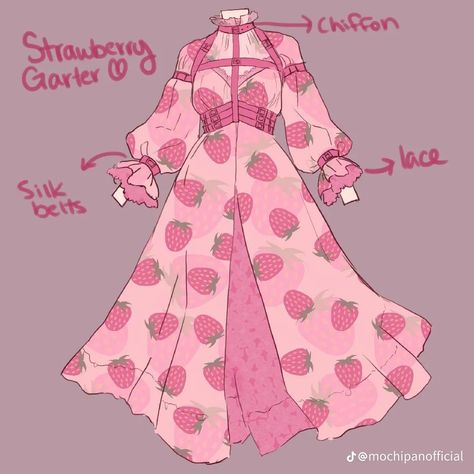 Garter Dress, Dress Design Drawing, Clothing Design Sketches, Anime Clothes, Drawing Anime Clothes, Dress Design Sketches, Zimmermann Dress, Clothing Designs, Whimsical Fashion