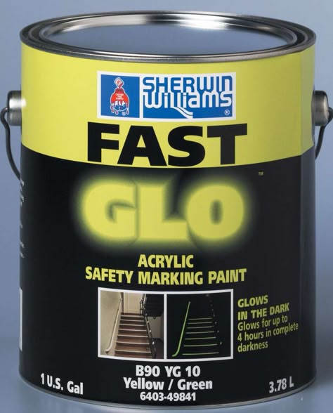 Exterior Glow Paint | Paint glows in the dark for 4 hours., Sherwin-Williams Co. Glow In The Dark Garden Ideas, Glow In Dark Paint, Glow In The Dark Paint, Folding Bench, Glow Paint, Dark Paint, Yard Project, Paint Paint, Glow Party