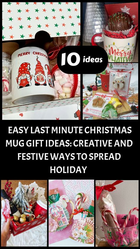 Make your holiday gifting extra special with these 10 easy Christmas mug gift ideas! Perfect for friends, family, or coworkers, these festive DIY mug sets are filled with cocoa, coffee, and seasonal treats. Affordable and heartfelt! Hot Chocolate Mug Gift Diy, Christmas Mug Gift Set, Coffee Mug Exchange Gift Ideas, Coworker Christmas Gift Ideas Hot Chocolate, Christmas Coffee Cup Gift Ideas, Gifts In A Mug Ideas Easy Diy, Filled Mug Gift Ideas, How To Wrap A Mug Gift, Coffee Cup Gift Ideas Filled Christmas