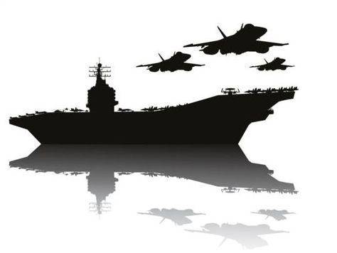 Aircraft carrier silhouetter vector 01 Navy Tattoos, Logistics Logo, Navy Aircraft Carrier, 3d Art Drawing, Navy Aircraft, Dope Cartoon Art, Vector Portrait, Tattoo Sleeve Men