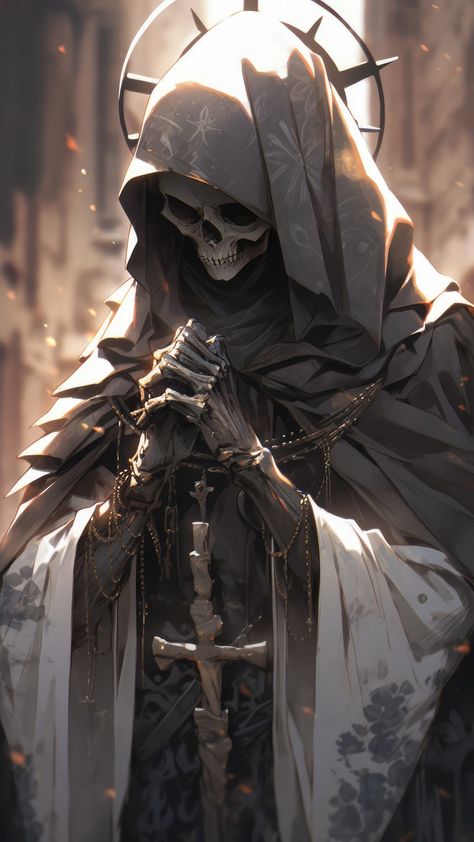 Grim Reaper Tattoo, Reaper Tattoo, Grim Reaper Art, Crazy Wallpaper, Best Wallpaper, Fantasy Warrior, Grim Reaper, Graveyard, Phone Wallpapers