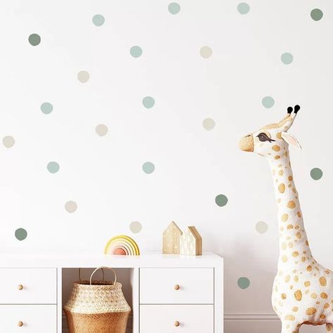 Polka Dot Nursery, Rainbow Room Kids, Polka Dot Wall Decals, Polka Dot Walls, Nursery Decals, Nursery Wall Stickers, Wall Stickers Bedroom, Removable Wall Decals, Kids Wall Decals