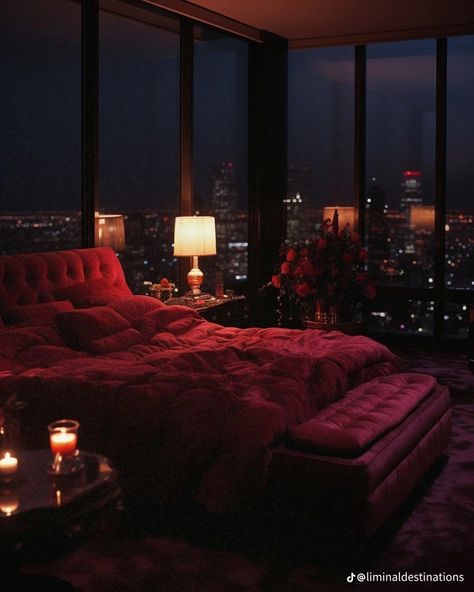 1980s Interior, 80s Interior Design, 80s Interior, Black Rooms, Dream Apartment Decor, Red Home Decor, Bedroom Decor Inspiration, Bedroom Red, Apartment Aesthetic