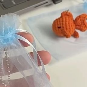 45K views · 9.9K likes | Daily Crochet and knitting on Instagram: "Making a DIY goldfish crochet keychain🐠 Comment your thoughts • tag a friend💭 @brilliantknits - daily crochet art🧶 Artist: @jollyhour.official" Crochet Goldfish Bag, Goldfish Crochet, Crochet Goldfish, Crochet And Knitting, Crochet Keychain, Crochet Art, Anime Scenery Wallpaper, Tag A Friend, Scenery Wallpaper