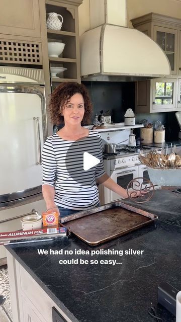 Sarah Anderson on Instagram: "The best and easiest way to polish your silver and silver plate ! 
This hotel silver is my go to for all occasions. Comment SILVER below for a link to my favorite set!

🎥 @tygeanderson 
#silverware #silver #polish #letsdothis #kitchenhacks #cleaninghacks #easy #cleaningtips #tabletop #cleaning #chateausonoma #springcleaning  #flatware" How To Polish Silver Remove Tarnish, Diy Silver Polish, Cleaning Silver Remove Tarnish, How To Polish Silver, Cleaning Silverware, Removing Tarnish From Silver, Polish Silverware, Polishing Silver, How To Clean Silverware