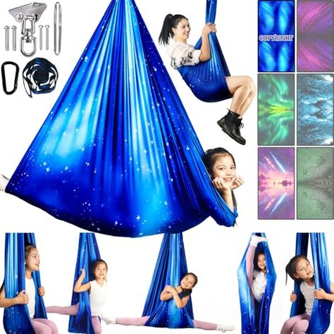 Sensory Seeker, Sensory Swing, Sensory Therapy, Swing Design, Star Blue, Hammock Chair, Daisy Chain, Swinging Chair, Kids Playing