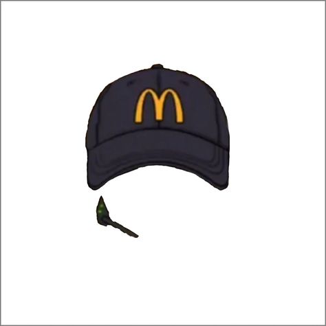 Mcdonalds Hat Png, Mcdonalds Worker Pfp, Anime Mcdonald Icon, Mcdo Meme, Topi Mcd, Macdonald Hat, Donald Meme, Mcdonalds Anime, Mcdonalds Meme