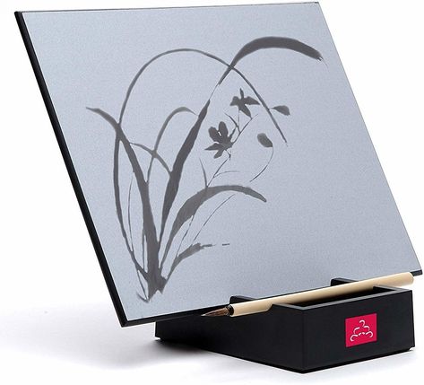 A Buddah Board for your friend who could really use some more zen in their life. These water painting boards are used for mindfulness and meditation. 26 Products On Amazon That'll Make Perfect Gifts Buddha Board Art, Buddha Board, Art Of Letting Go, Water Paint, Bamboo Brush, Water Drawing, Drawing Table, Bespoke Post, Space Invaders