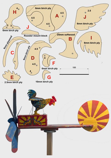 Whirligigs Patterns, Woodworking Projects Gifts, Wooden Toys Design, Wood Craft Patterns, Wind Vane, Making Wooden Toys, Wood Toys Plans, Wooden Toys Plans, Diy Wooden Projects