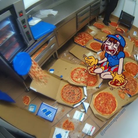 Pizza Meme, Domino's Pizza, Digital Circuit, Circus Art, I Love Her, Really Funny Pictures, What’s Going On, Funny Images, Circus