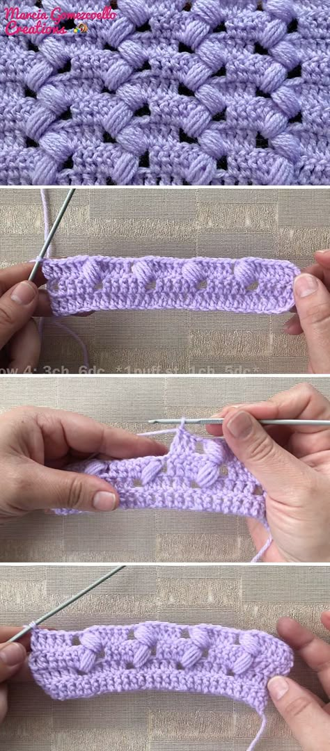 Crochet Zigzag Stitch You Can Learn Easily | CrochetBeja Zigzag Stitch, Blankets Crochet, Crochet Stitches Free, Diy Yarn, Crochet Lessons, Puff Stitch, Bobble Stitch, Crochet Tips, Crochet Instructions