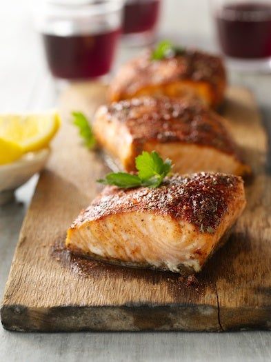 Cedar Plank Grilled Salmon Ocean Treats, Salmon Wine Pairing, Plank Grilled Salmon, Cedar Plank Grilled Salmon, Plank Salmon, Grilled Salmon Recipes, Chef John, Salmon Seasoning, Healthy Salmon