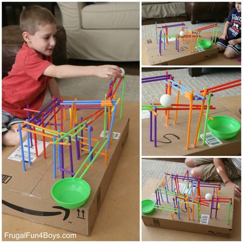 STEM Challenge for Kids: Build a Straw Roller Coaster Discovery Zone, Engineering Activities, Steam Projects, Coaster Crafts, Stem Challenge, Cedar Point, Stem For Kids, Engineering Projects, Stem Challenges