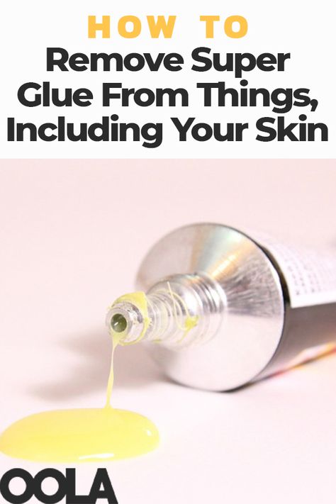 Remove Super Glue From Skin, How To Remove Super Glue From Skin, Super Glue Hacks, Glue Guide, Remove Super Glue, Homemaking Hacks, Toddler Tooth Decay, Wallpaper Glue, How To Remove Glue