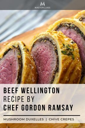 Gordon Ramsay Beef Wellington, Gordon Ramsey Recipes, Wellington Recipe, Mojito Recept, Gordon Ramsay Recipe, Beef Wellington Recipe, Chef Gordon, Chef Gordon Ramsay, Beef Wellington