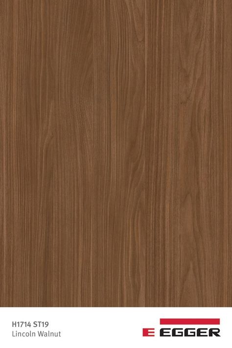 Walnut reproductions are also becoming more popular these days. Lincoln Walnut presents a lively variant that nevertheless achieves a certain degree of elegance thanks to the use of gold pigments. The texture ST19 Deepskin Excellent gives this decor a very modern, natural surface that almost resembles a synchronised pore. Design Your Own Room, Walnut Living Room, Walnut Wood Texture, Laminate Texture, Interior Doors Modern, Walnut Texture, Veneer Texture, Interior Design Principles, Loft Interior Design