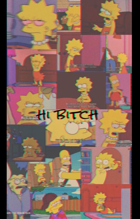 Mood Funny Simpsons Wallpaper, Simpsons Aesthetic Mood Wallpaper, Simpsons Aesthetic Wallpaper, Moodboard Background, Simpsons Aesthetic, Simpsons Wallpaper, The Simpsons Family, Background Collage, Simpson Wallpaper Iphone