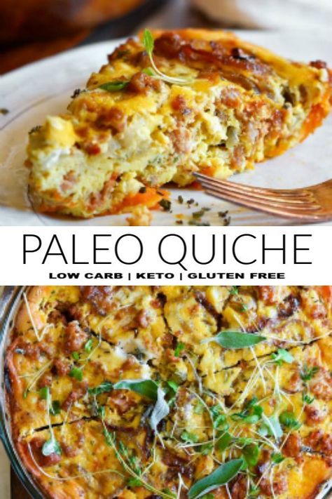 Dairy Free Quiche Recipes, Paleo Quiche, Kale Quiche, Gluten Free Quiche, Low Carb Quiche, Quiche Muffins, Paleo Food, Keto Pancakes, Crustless Quiche