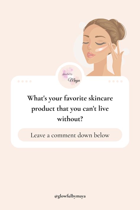 What's your favorite skincare product that you can't live without? Check out the link in my bio for my skincare favorites! Skincare question by glowfulbymaya [skincare skincare routine glass skin korean skincare k skincare] K Skincare, Skincare Questions, Dental Advertising, Skincare Favorites, Skin Korean, Skin Facts, Instagram Questions, Insta Bio, Price List Template