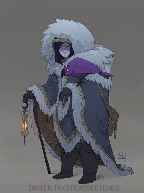 Snow Outfit Character Design, Arctic Character Design, Snowy Character Design, Norse Character Design, Snow Character Design, Ice Character Design, Winter Character Design, Scarle Yonaguni, Grave Cleric