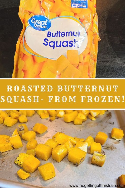 Can you roast frozen butternut squash? Absolutely! Here's how to do it to make the squash crispy and flavorful. Seasoning For Butternut Squash, Freezing Butternut Squash, Butternut Squash Recipes Healthy, Butternut Squash Side Dish, Mashed Squash, Mashed Butternut Squash, Butternut Squash Casserole, Frozen Butternut Squash, Easy Butternut Squash