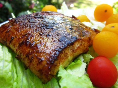 Cajun Blackened Salmon Recipe - Food.com Blackened Cajun Salmon, Blackened Salmon Recipes, Cajun Salmon, Best Cook, Creole Cooking, Blackened Salmon, Sockeye Salmon, Easy Salmon, Salmon Recipe