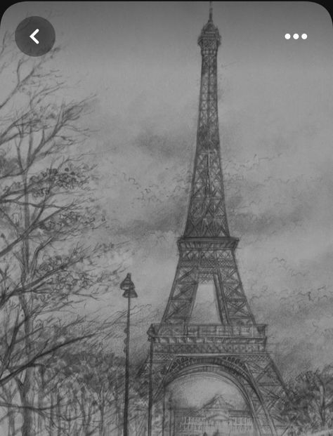 Eiffel Tower Clip Art, Scenery Sketch, Pencil Sketches Landscape, Eiffel Tower Drawing, Landscape Sketches, Paris Drawing, Hipster Drawings, Landscape Pencil Drawings, Craft Food