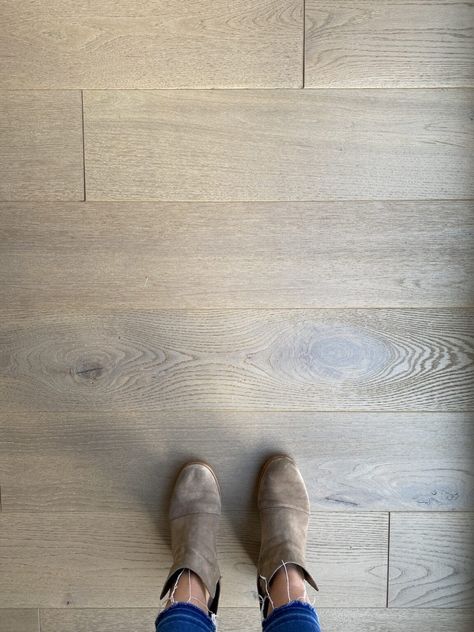 We are sharing our full review of our white oak flooring over on the blog! This is one of the most asked questions over on Instagram and I'm so excited to finally break it all down for you here. I LOVE our flooring and hopefully this helps in your research! #whiteoak #whiteoakflooring #flooring #homedesign #homedecor Best White Oak Vinyl Plank Flooring, Vinyl White Oak Flooring, Blond Oak Floors, Real White Oak Hardwood Floors, White Oak Vinyl Plank Flooring Kitchen, Lvp Flooring Planks White Oak, Lvt Oak Flooring, Neutral Vinyl Plank Flooring, French White Oak Floors