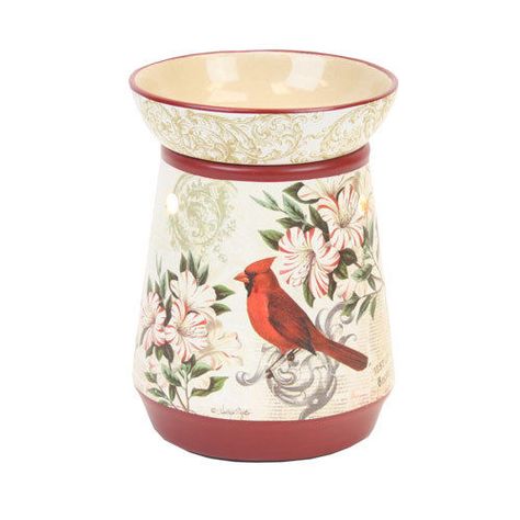 Electric Cermic Wax Tart Melts Oil Warmer Burner Red Cardinal Bird Design #Unbranded Pink Zebra Recipes, Red Cardinal Bird, Tart Warmer, Candle Tart, Oil Warmer, Cardinal Bird, Electric Candle Warmers, Cardinal Birds, Candle Warmer