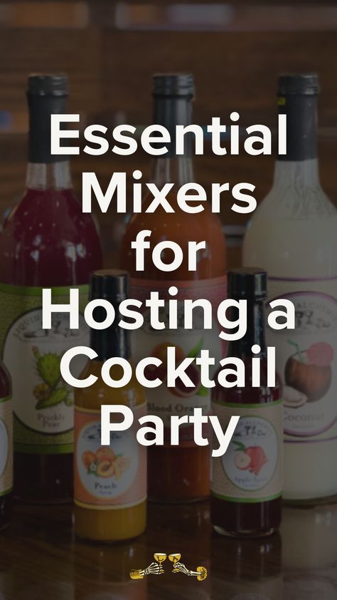 Planning a cocktail party? Learn about the key mixers you need, from premium syrups to fresh ingredients. Make sure your bar is ready for any occasion!

What mixers do I need for a party | How to host a cocktail party | Cocktail party essentials | Easy party mixers for cocktails | Must-have mixers for a party | Hosting a cocktail party guide | Cocktail mixers for large gatherings | Versatile cocktail syrups | Party cocktail ingredients | Best mixers for cocktails | How to stock a party bar Bar Essentials For A Party, Alcohol List For Party, Cocktail Party Decorations, Cocktail Party Decor, Party Hosting, Cocktail Syrups, Ginger Syrup, Tiki Drinks, Tiki Cocktails