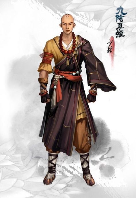 Ninja Assassin, 2d Character Animation, Shaolin Monks, Warrior Concept Art, Pathfinder Character, Chinese Warrior, Fantasy Rpg, Fantasy Inspiration, Character Creation