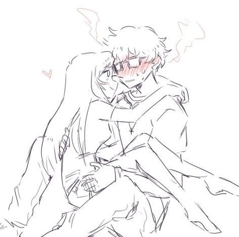 Watch The Stars, Couple Poses Drawing, الفن الرقمي, Couple Poses Reference, Me And Him, Cute Couple Art, Couple Drawings, Mystic Messenger, Art Poses