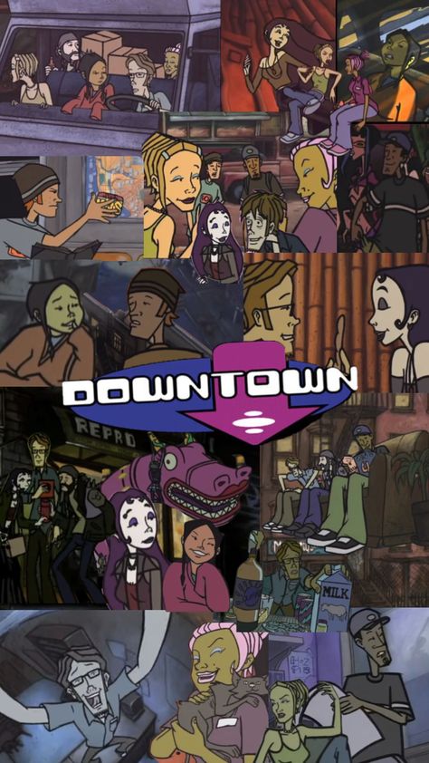 #mtvdowntown Downtown Mtv, Mtv Downtown, 2000s Art, 2000s Cartoons, Down Town, Indie Art, Good Quotes For Instagram, Character Wallpaper, Cartoon Profile Pics