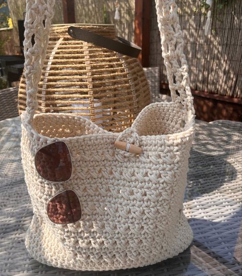 https://etsy.me/3yUnMUK Knitted Beach Bag, Summer Crochet Bags Beach Totes, Crochet Bag For Beach, Knit Beach Bag, Crochet Beach Bag Aesthetic, Crochet Beach Stuff, Beach Bags Aesthetic, White Crochet Beach Bag, Crochet Beach Blanket