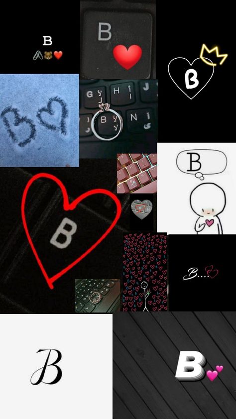 B Wallpaper Letter Aesthetic, N Wallpaper Letter Aesthetic, B Letter Images, Alphabet Design Projects, $b Wallpaper, Y2k Profile Picture, Anime Photo Profile Dark, Hobbies For Couples, Aesthetic Letters