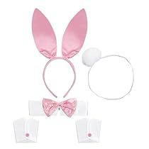 Easter Bunny Ears Headband, Bunny Ears And Tail, Pink Halloween Costumes, Rabbit Tail, Bunny Halloween Costume, Rabbit Dress, Bunny Ears Headband, Easter Bunny Ears, Bunny Costume