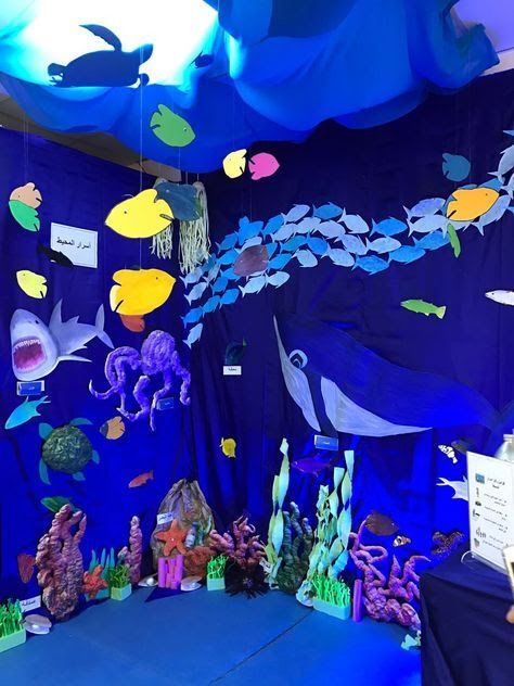 [WARNING: EXTERNAL] These ideas are so you - dlybrand@blountboe.net - Blount County Schools Mail Blue Day Decoration In Preschool, Vbs Ocean Theme, Ocean Vbs, Enchanted Forest Decorations, School Dance Ideas, Scuba Vbs, Pet Store Ideas, Under The Sea Decorations, Blount County