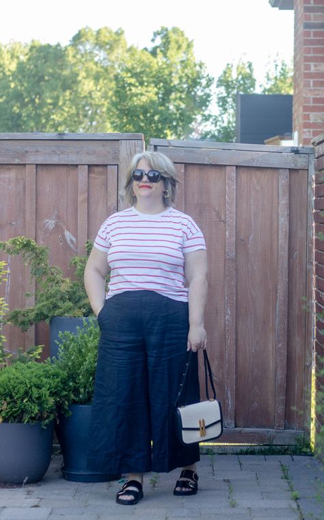 In my culottes era ⋆ chic everywhere Alexandra Stedman, Work Outfits Summer, Summer Office Attire, Culottes Outfit, Summer Business Casual, Summer Business Casual Outfits, Casual Outfits For Women, Linen Wide Leg Pants, Business Casual Summer